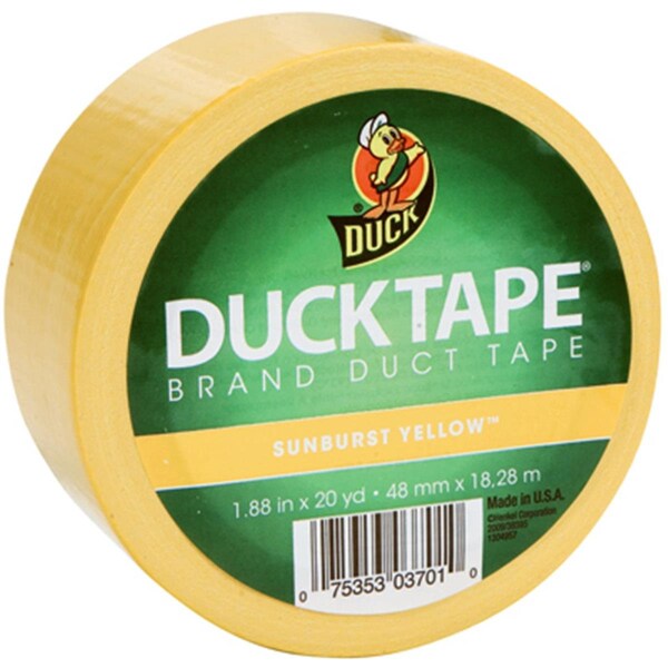 Duck Brand 519615 1.88 in. x 20 Yard Yellow All Purpose Duct Tape DU574747 - main